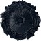 Ekena Millwork Plymouth Ceiling Medallion (Fits Canopies up to 1 5/8"), 16 3/4"OD x 1 3/8"P, Midnight Dream CM16PLMDF - alternate 1